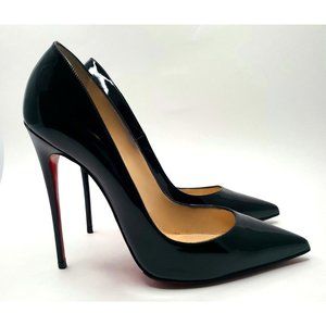 CHRISTIAN LOUBOUTIN So Kate Patent Pointed-Toe Red Sole Pump 120 mm
